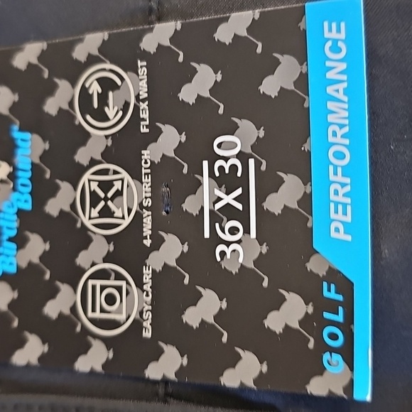 Birdies Black‎ Dress Pants.  NWR. 36 X30 Classic Straight-Leg. GOLF PANTS - Picture 5 of 10